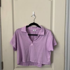 cotton on lilac polo shirt!
